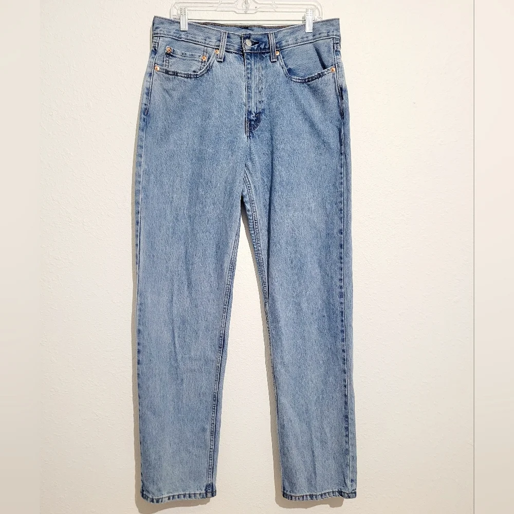 Levi’s 550 Relaxed Fit Jeans Men’s W34 L36 Light Wash 100% Cotton Denim - Picture 3 of 16